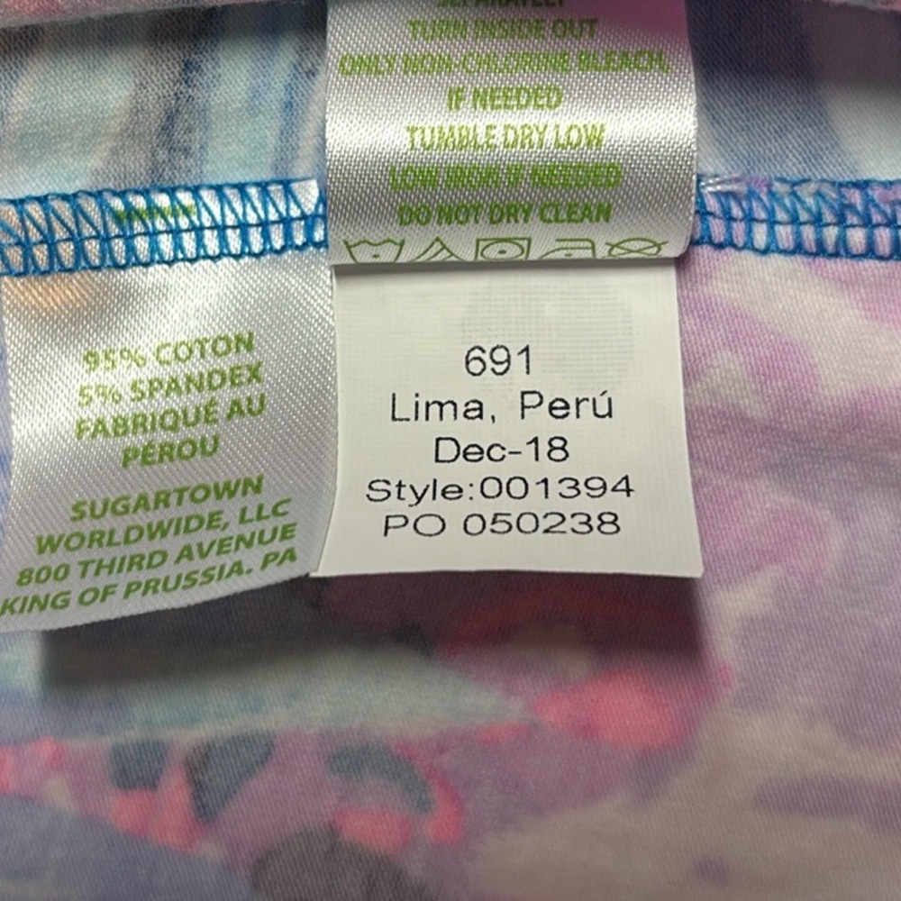 Lilly Pulitzer Waverly Top in Mr Peacock B Tweethearts Print Size S - Picture 14 of 16